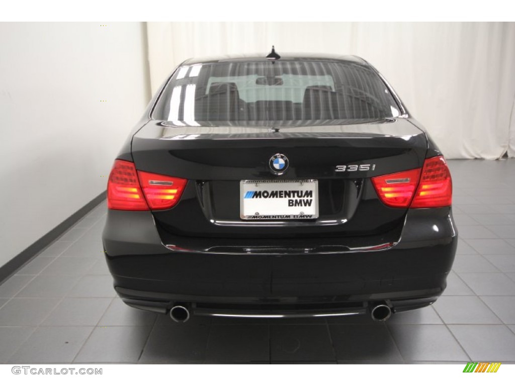 2010 3 Series 335i xDrive Sedan - Jet Black / Black photo #11