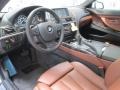 2012 BMW 6 Series Cinnamon Brown Nappa Leather Interior Prime Interior Photo