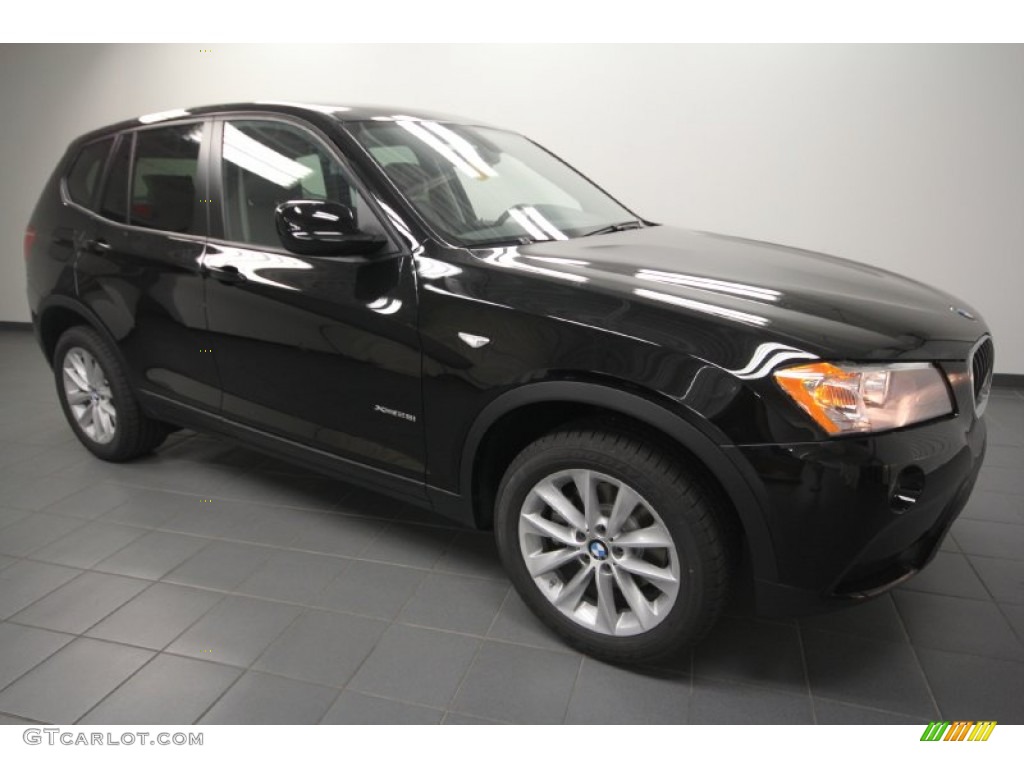 2013 X3 xDrive 28i - Jet Black / Black photo #1