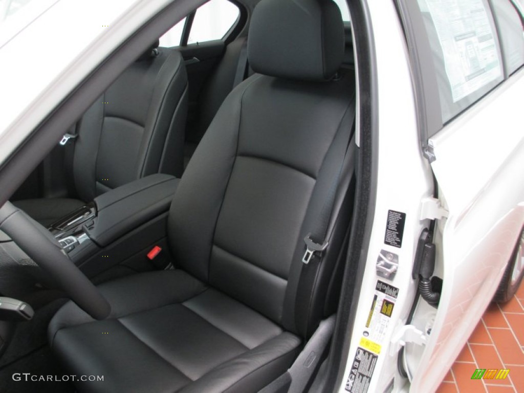 2012 5 Series 535i xDrive Sedan - Alpine White / Black photo #9