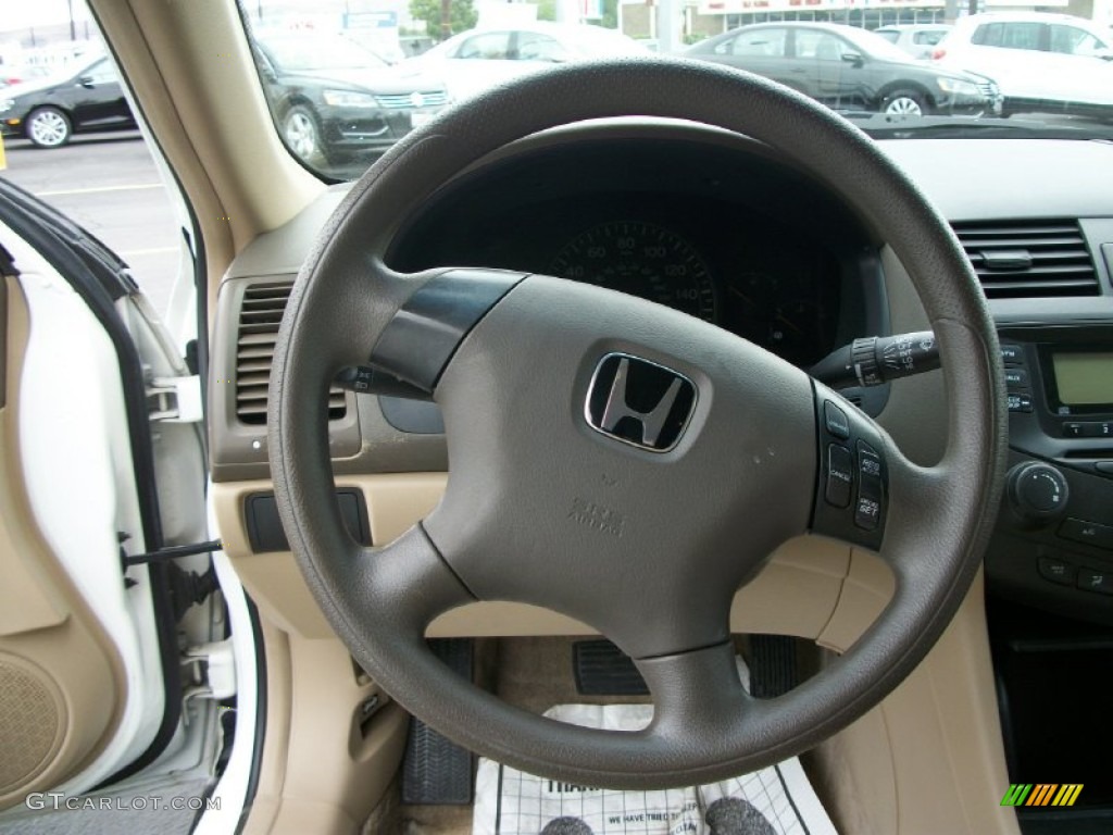 2003 Accord LX Sedan - Taffeta White / Ivory photo #5