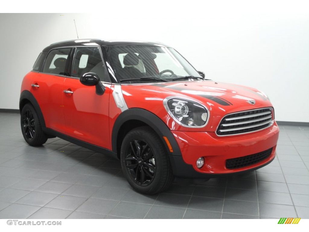 Pure Red 2012 Mini Cooper Countryman Exterior Photo #66426841