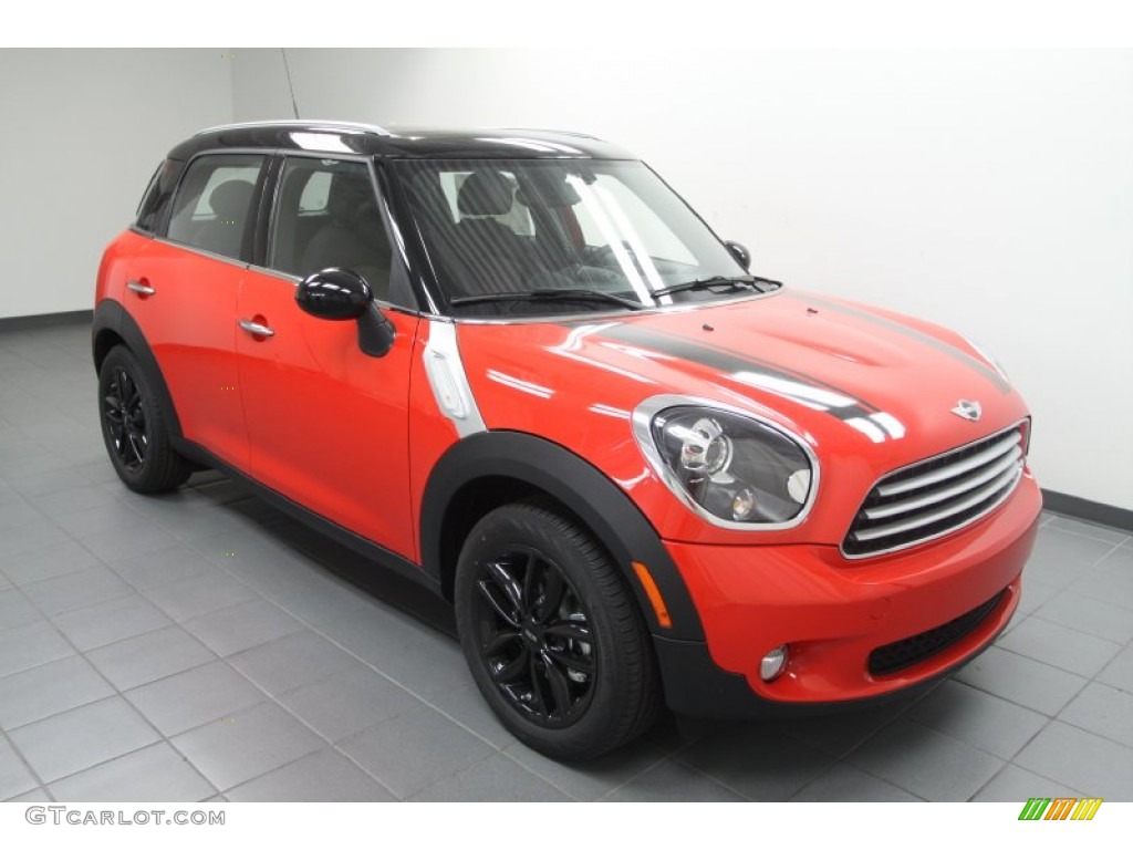 Pure Red 2012 Mini Cooper Countryman Exterior Photo #66426956