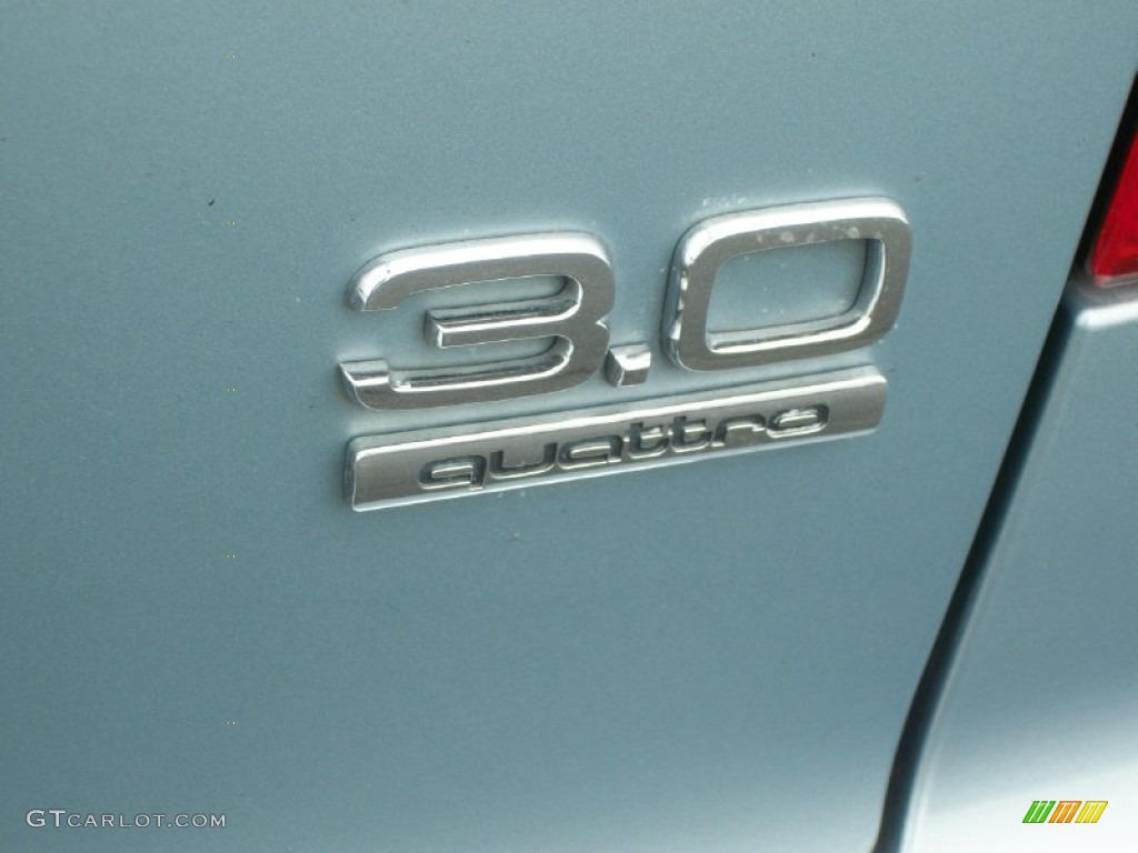 2003 A4 3.0 quattro Sedan - Crystal Blue Metallic / Ebony photo #16