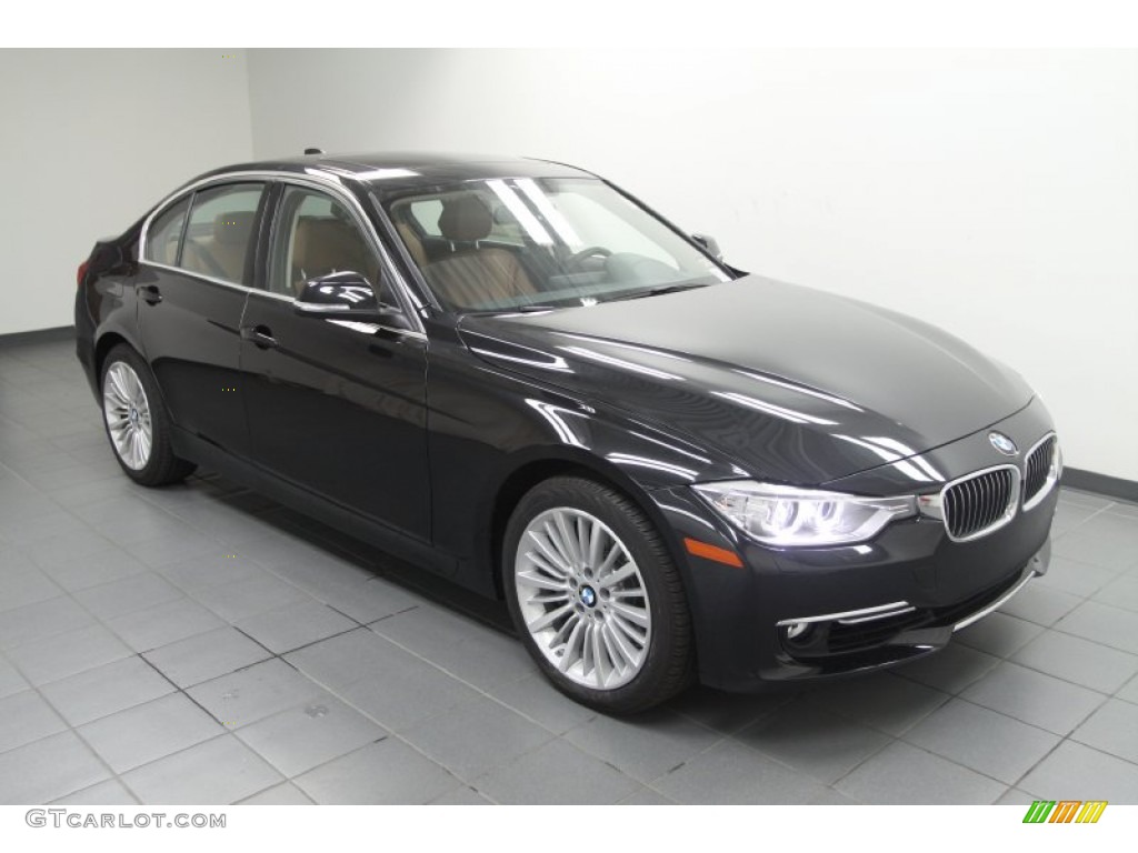 2012 3 Series 335i Sedan - Black Sapphire Metallic / Saddle Brown photo #5