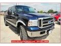 2007 True Blue Metallic Ford F250 Super Duty Lariat Crew Cab 4x4  photo #21