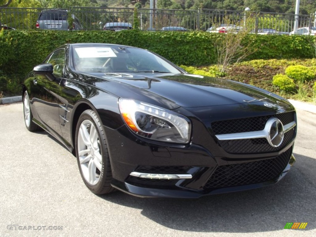 Black Mercedes-Benz SL