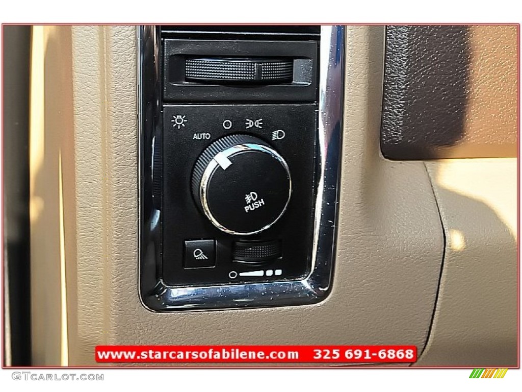 2010 Ram 1500 Laramie Crew Cab - Inferno Red Crystal Pearl / Light Pebble Beige/Bark Brown photo #44