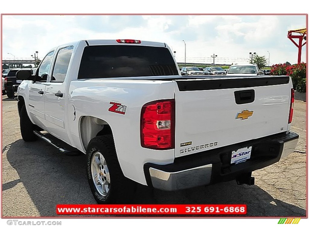 2008 Silverado 1500 LT Crew Cab - Summit White / Ebony photo #5
