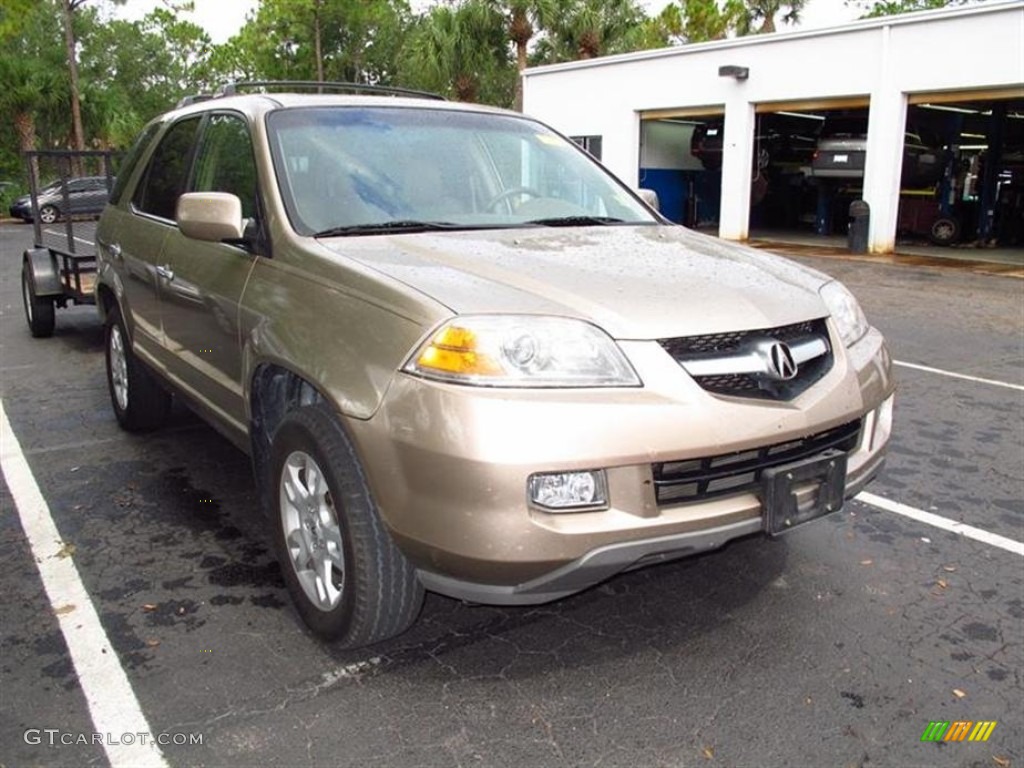 2004 MDX Touring - Sandstone Metallic / Saddle photo #1