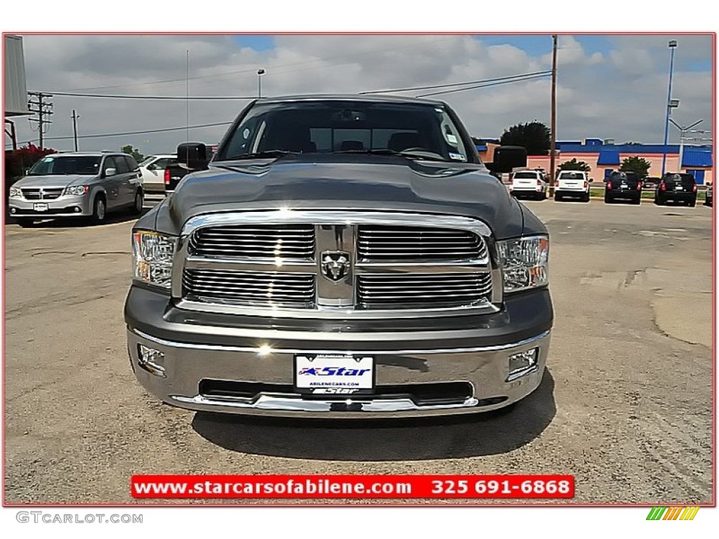 2010 Ram 1500 Lone Star Crew Cab - Mineral Gray Metallic / Dark Slate/Medium Graystone photo #14