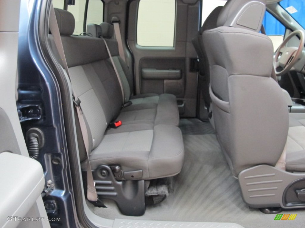 2005 F150 XLT SuperCab 4x4 - Medium Wedgewood Blue Metallic / Medium Flint Grey photo #20
