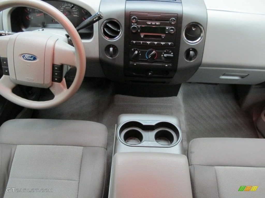 2005 F150 XLT SuperCab 4x4 - Medium Wedgewood Blue Metallic / Medium Flint Grey photo #25