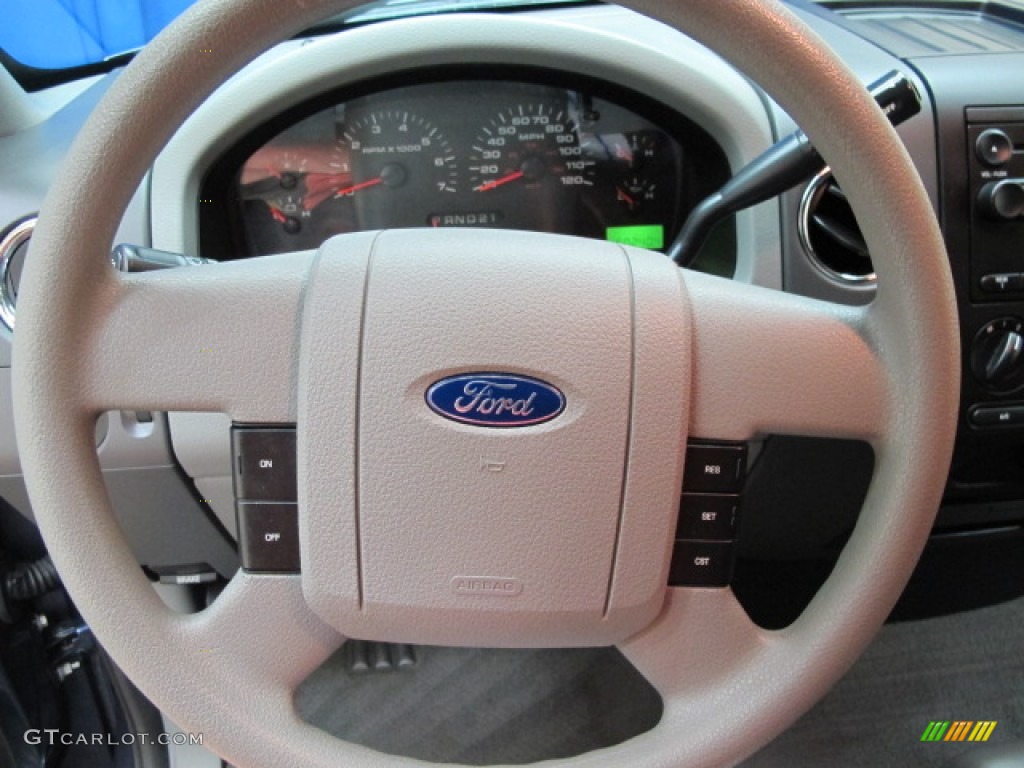2005 F150 XLT SuperCab 4x4 - Medium Wedgewood Blue Metallic / Medium Flint Grey photo #34