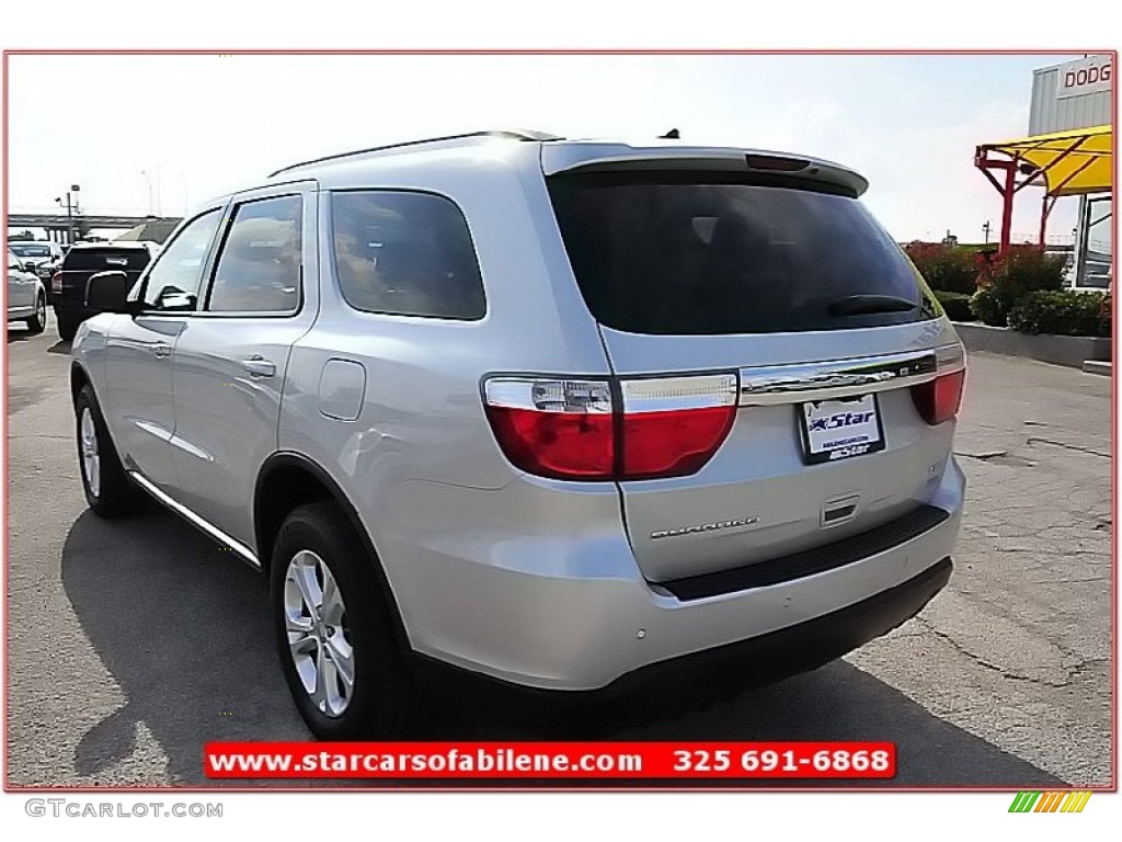 2011 Durango Crew - Bright Silver Metallic / Black photo #3