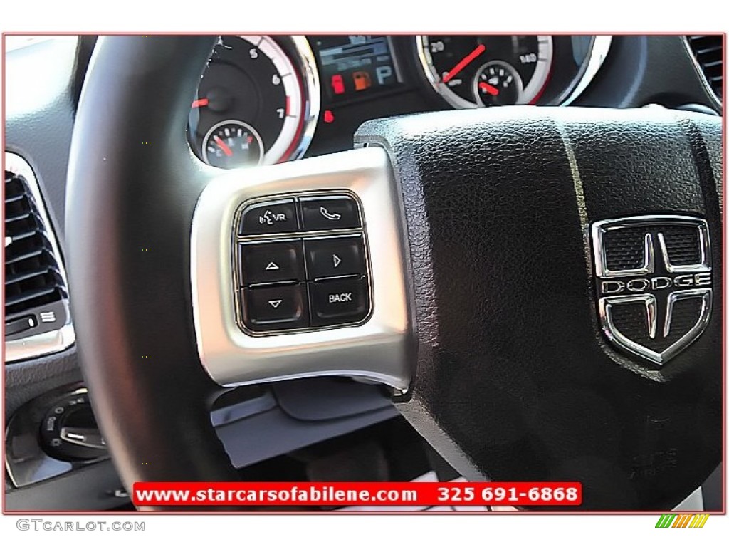 2011 Durango Crew - Bright Silver Metallic / Black photo #17