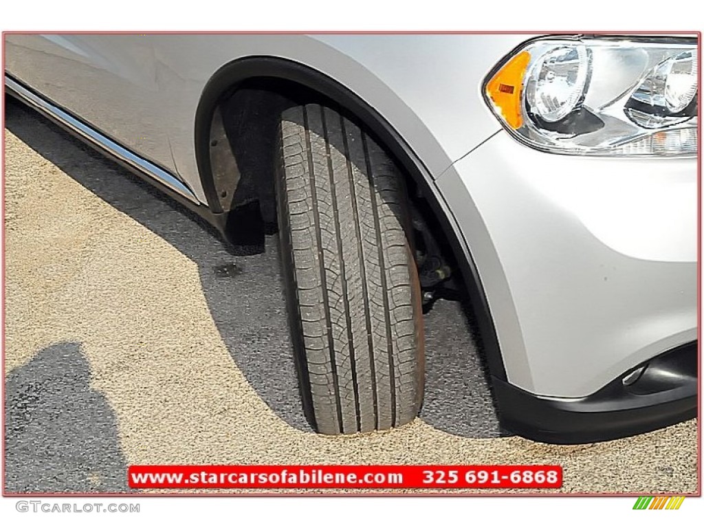 2011 Durango Crew - Bright Silver Metallic / Black photo #31