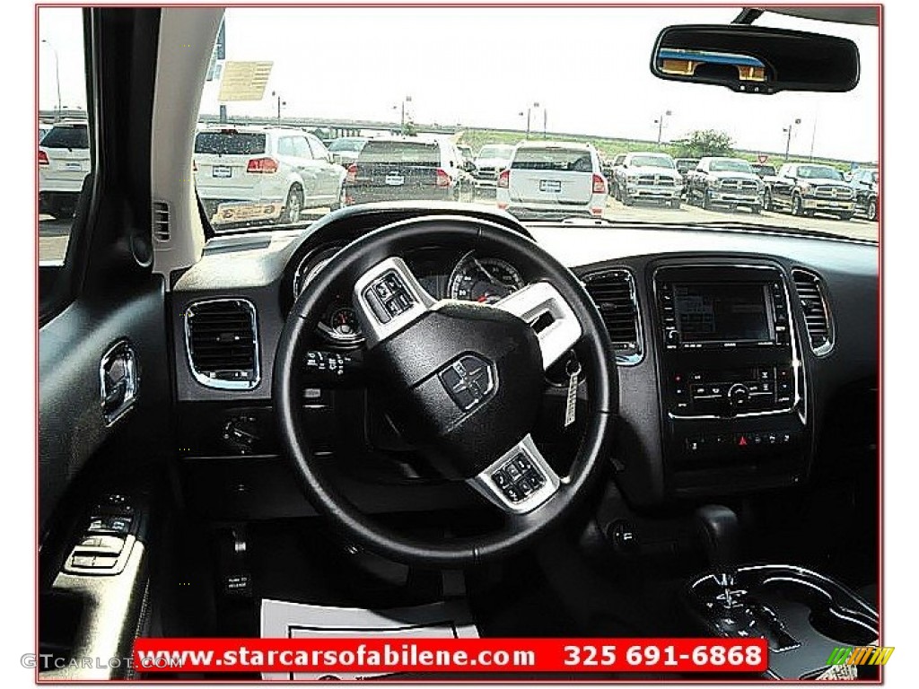 2011 Durango Crew - Bright Silver Metallic / Black photo #33