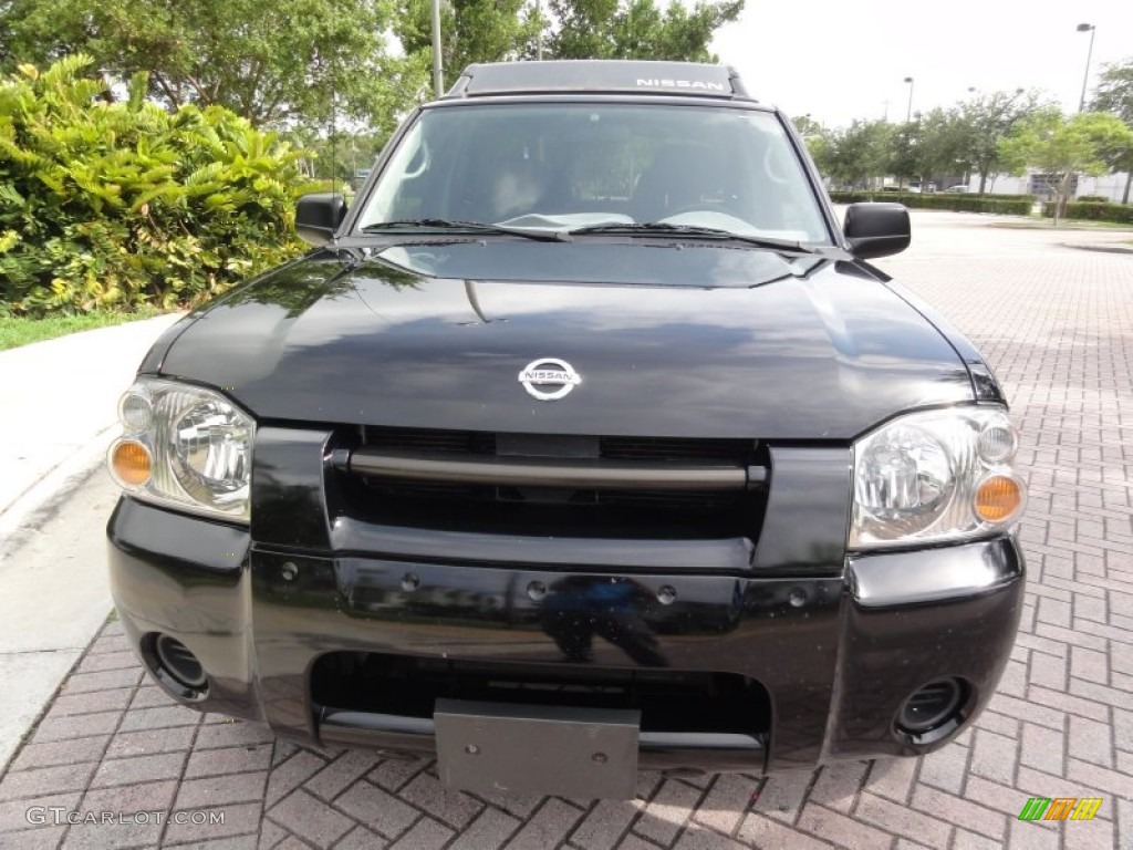 Super Black 2003 Nissan Frontier SC V6 Crew Cab 4x4 Exterior Photo #66431786