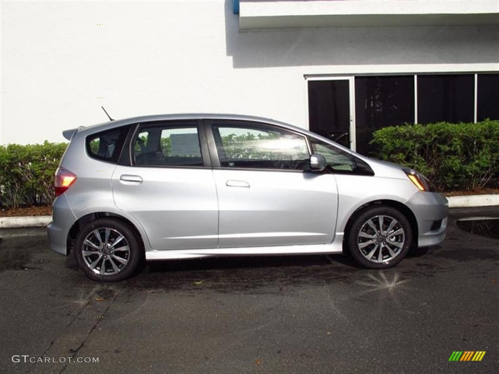 Alabaster Silver Metallic 2012 Honda Fit Sport Exterior Photo #66432017
