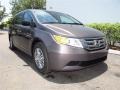 2012 Mocha Metallic Honda Odyssey EX-L  photo #1