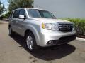 2012 Alabaster Silver Metallic Honda Pilot EX-L  photo #1