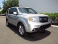 2012 Alabaster Silver Metallic Honda Pilot EX-L  photo #1