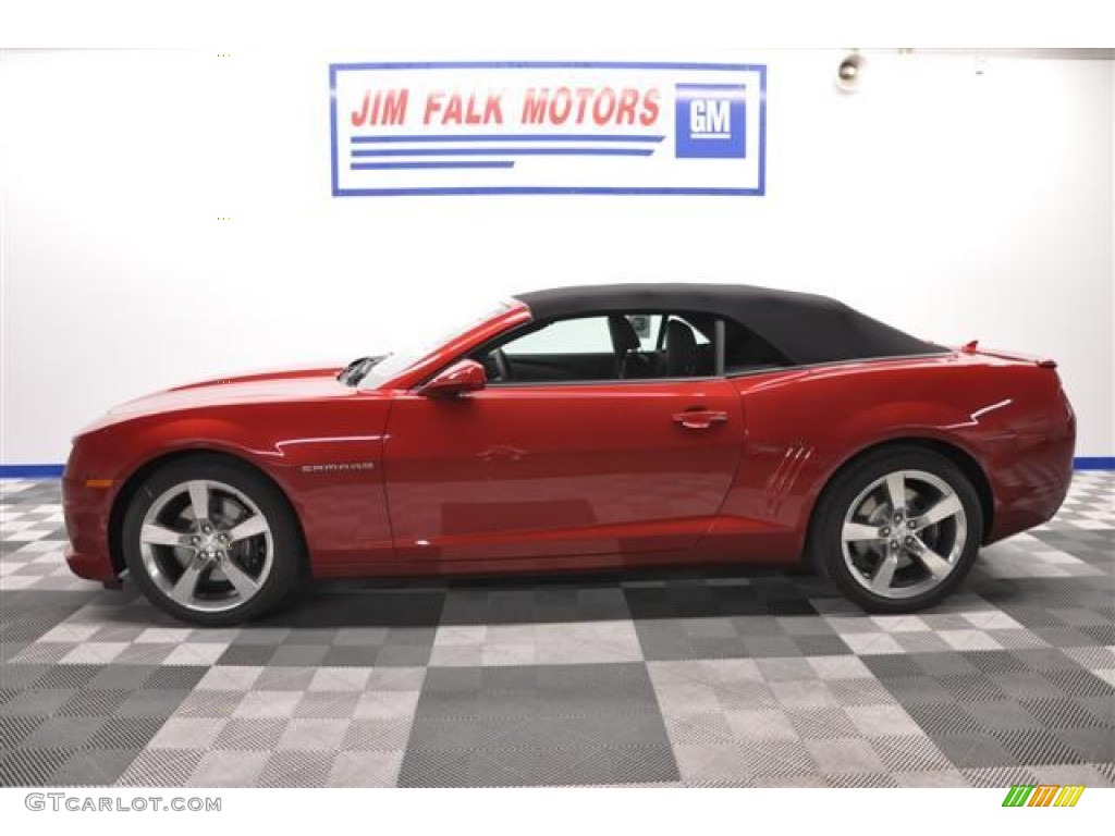 2012 Camaro SS/RS Convertible - Crystal Red Tintcoat / Black photo #4