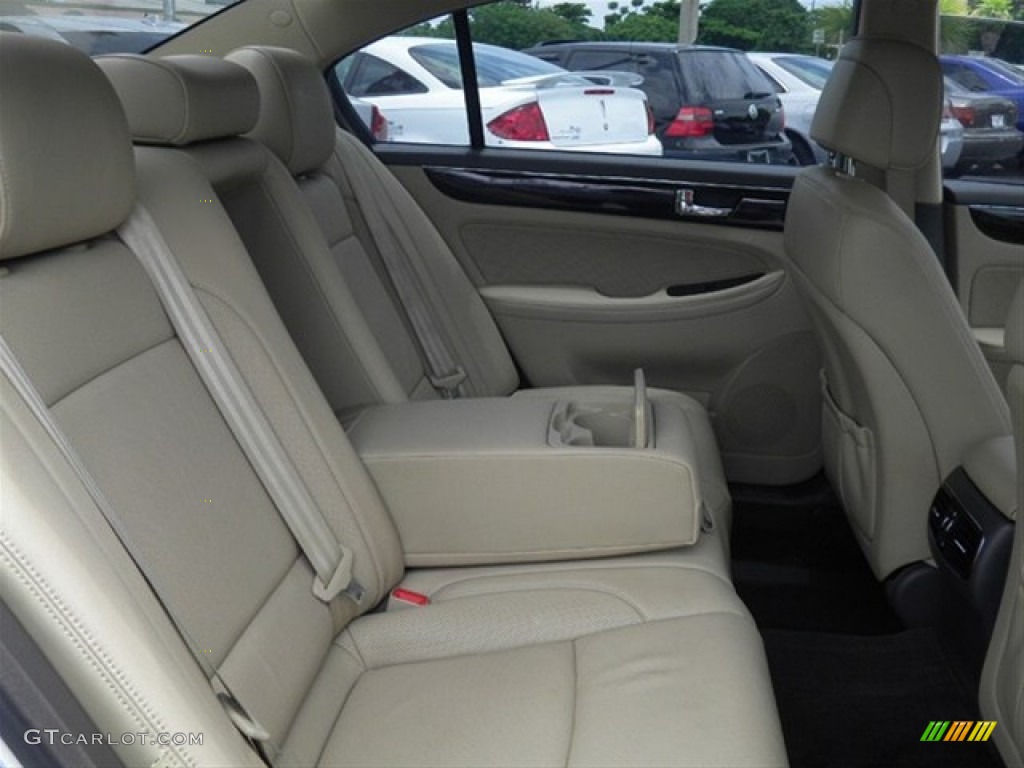 2011 Genesis 3.8 Sedan - White Satin Pearl / Cashmere photo #21