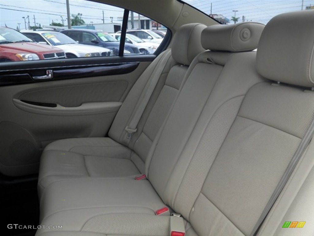 2011 Genesis 3.8 Sedan - White Satin Pearl / Cashmere photo #23