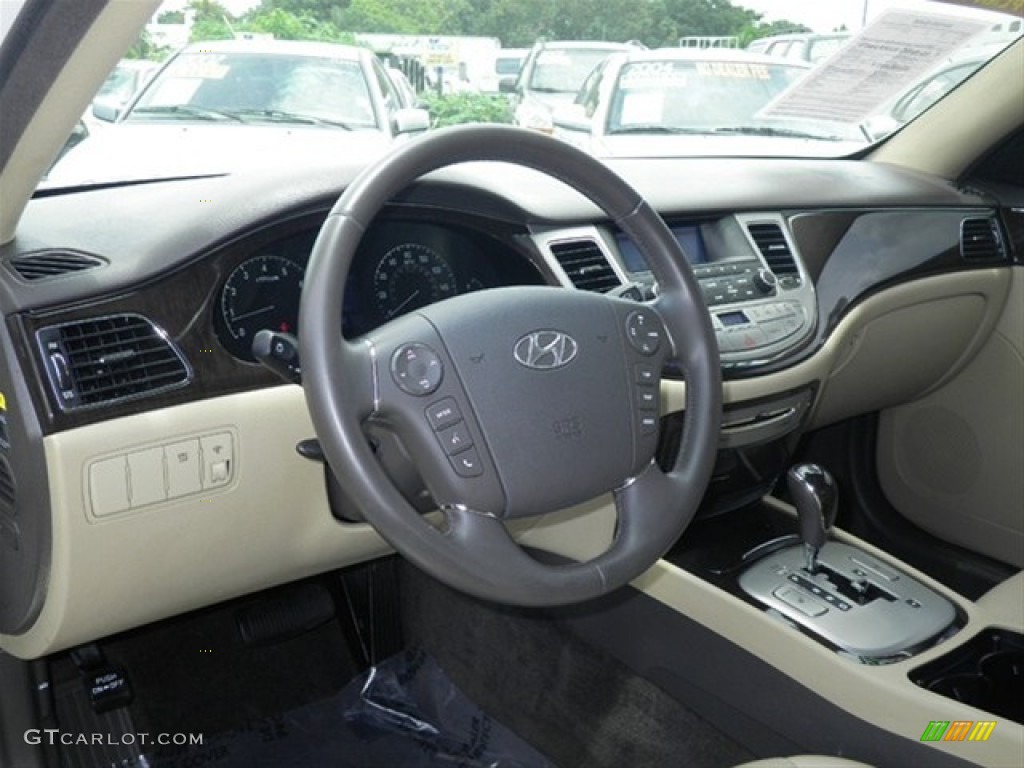 2011 Genesis 3.8 Sedan - White Satin Pearl / Cashmere photo #39