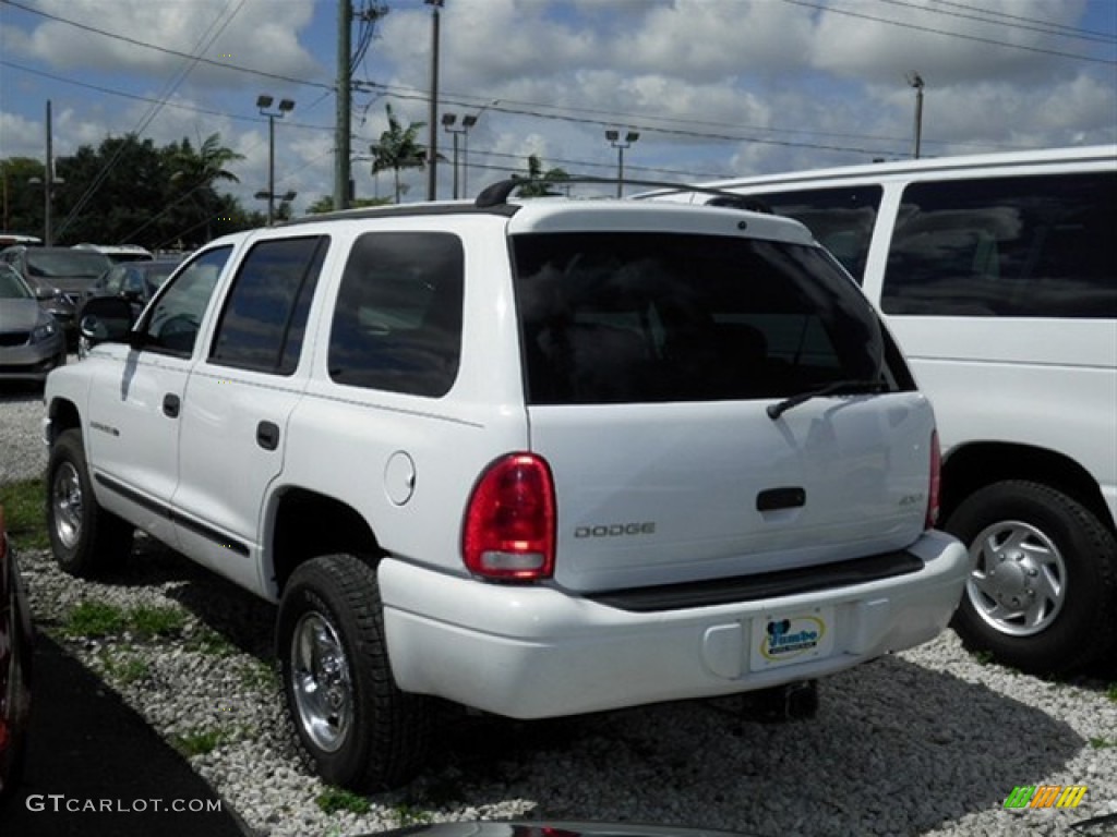 1999 Durango SLT 4x4 - Bright White / Agate photo #6