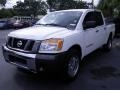 2008 Blizzard White Nissan Titan SE Crew Cab  photo #5