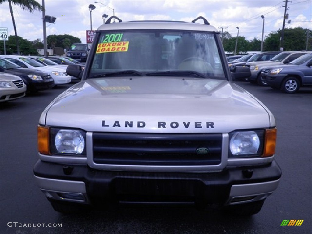 2001 Discovery II SE - White Gold Pearl Metallic / Bahama Beige photo #3