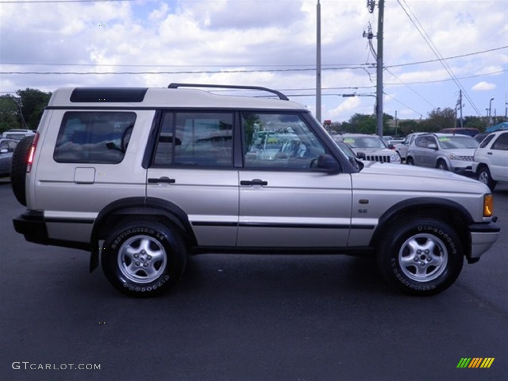 2001 Discovery II SE - White Gold Pearl Metallic / Bahama Beige photo #12