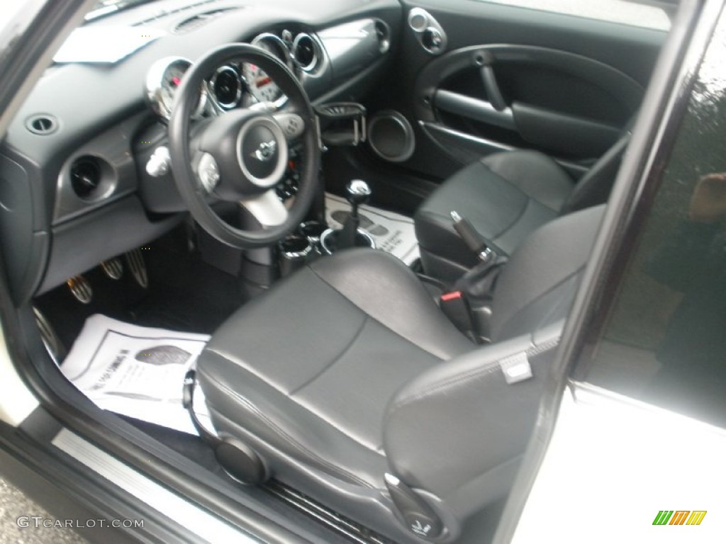 Panther Black Interior 2006 Mini Cooper S Hardtop Photo #66434666