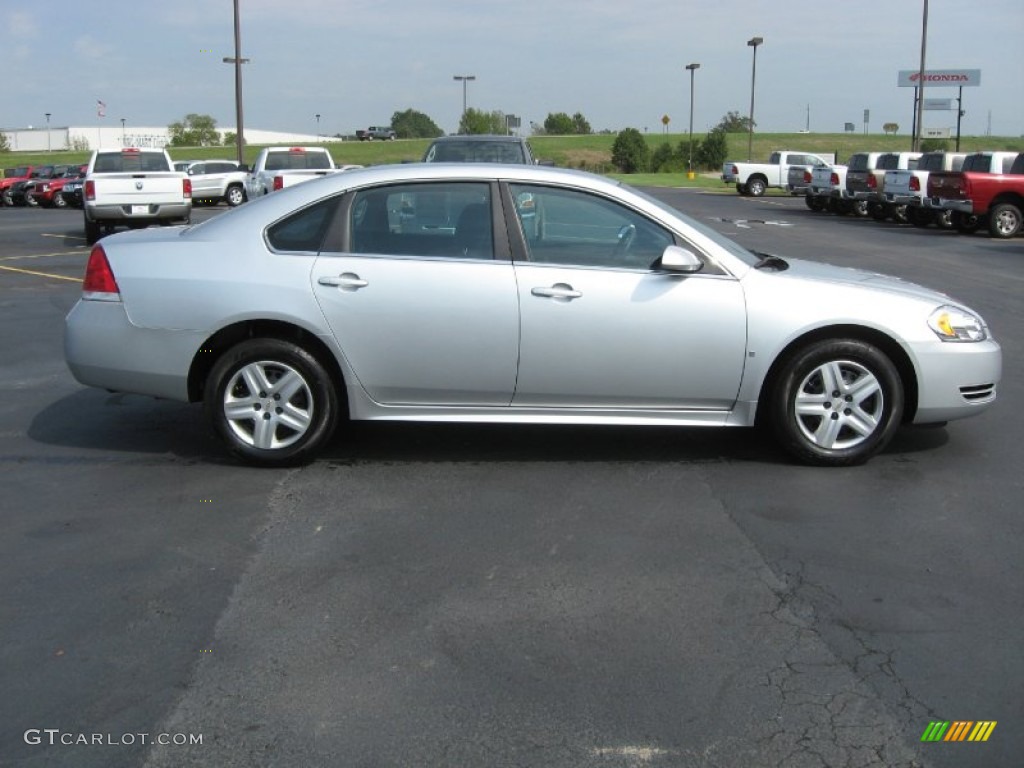 2010 Impala LS - Silver Ice Metallic / Ebony photo #4
