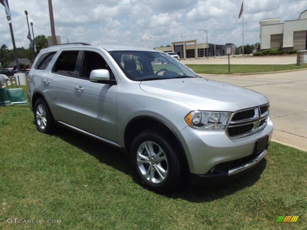 2011 Durango Crew - Bright Silver Metallic / Black photo #2