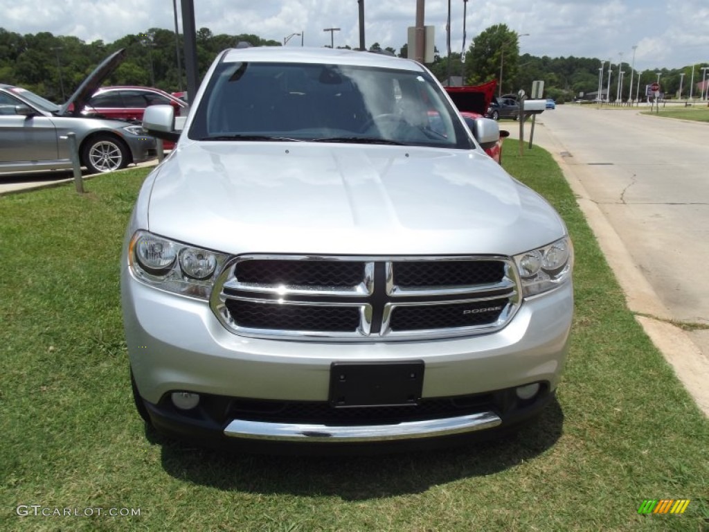 2011 Durango Crew - Bright Silver Metallic / Black photo #7