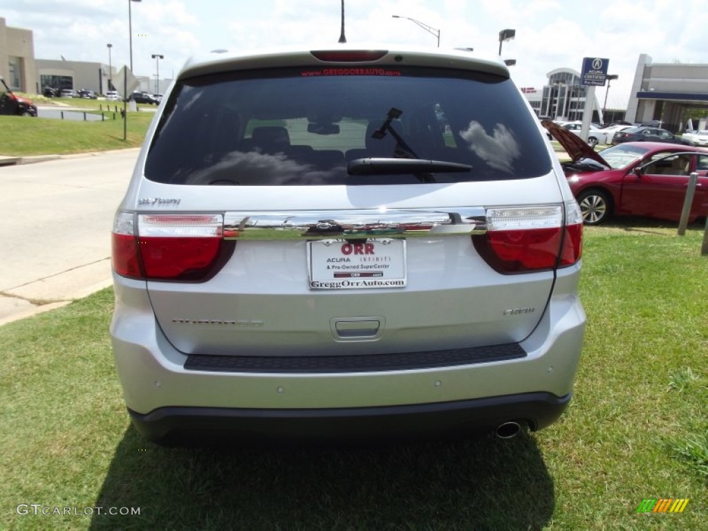2011 Durango Crew - Bright Silver Metallic / Black photo #8
