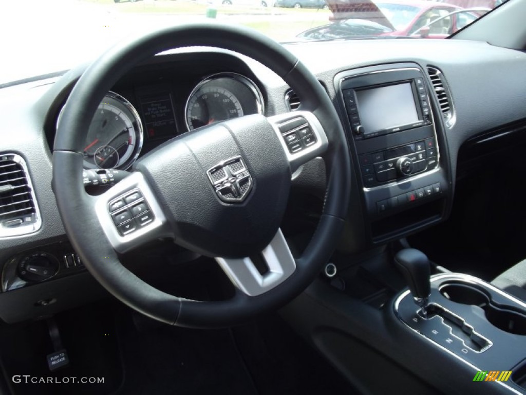 2011 Durango Crew - Bright Silver Metallic / Black photo #9