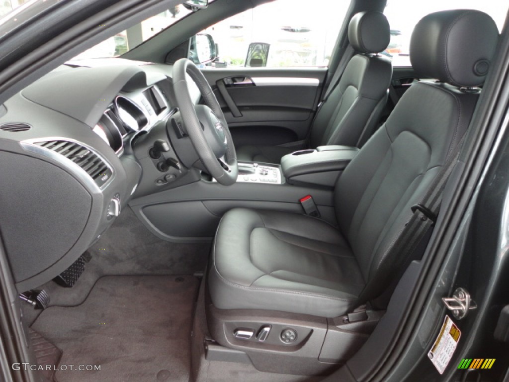 Black Interior 2012 Audi Q7 3.0 TDI quattro Photo #66435845