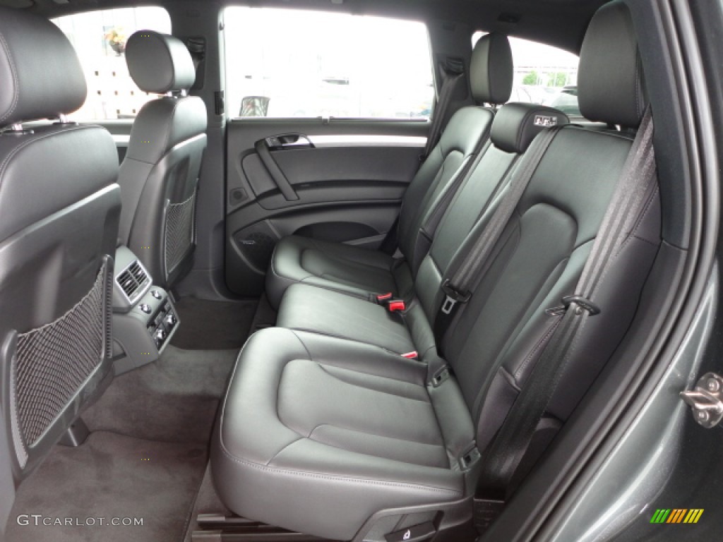 Black Interior 2012 Audi Q7 3.0 TDI quattro Photo #66435848