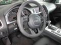 Black 2012 Audi Q7 3.0 TDI quattro Steering Wheel