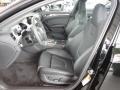 2012 Audi S4 Black/Black Interior Interior Photo