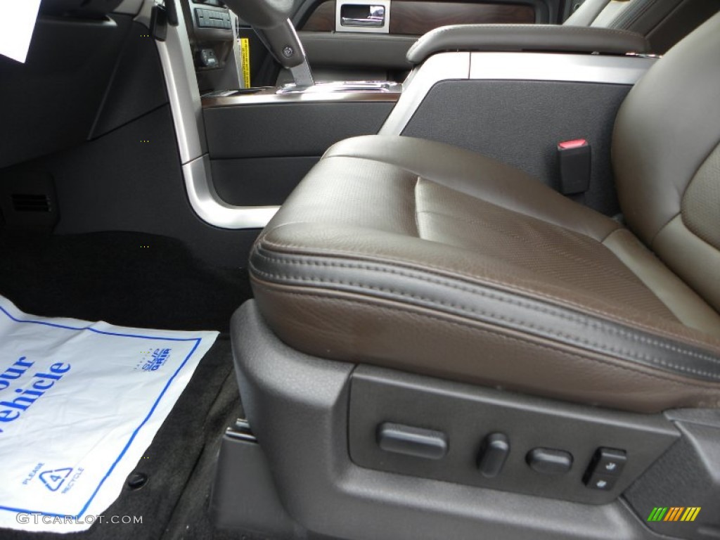 2010 F150 Platinum SuperCrew 4x4 - Red Candy Metallic / Sienna Brown Leather/Black photo #18