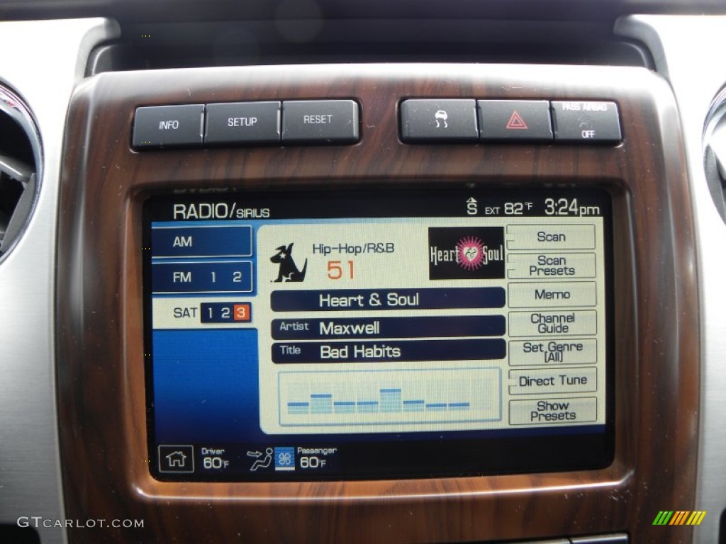 2010 F150 Platinum SuperCrew 4x4 - Red Candy Metallic / Sienna Brown Leather/Black photo #21