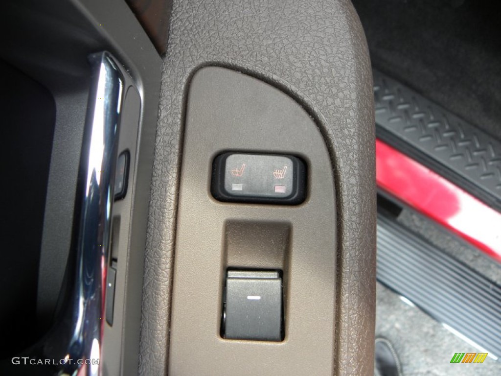 2010 F150 Platinum SuperCrew 4x4 - Red Candy Metallic / Sienna Brown Leather/Black photo #35