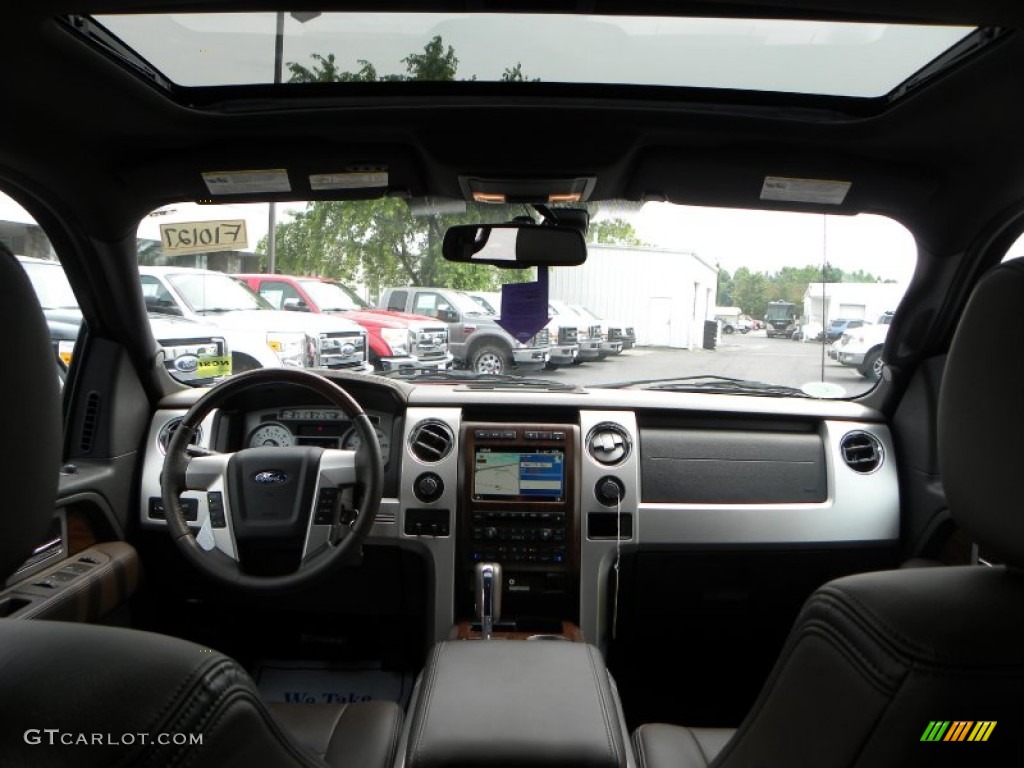 2010 F150 Platinum SuperCrew 4x4 - Red Candy Metallic / Sienna Brown Leather/Black photo #37