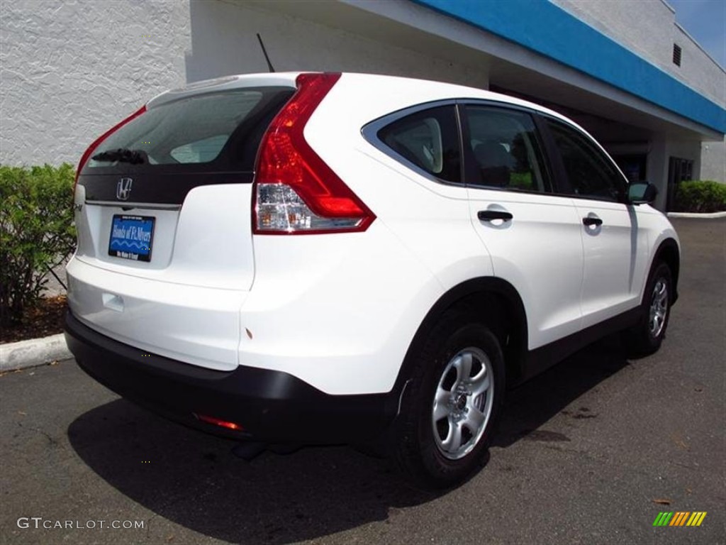 2012 CR-V LX - Taffeta White / Gray photo #3